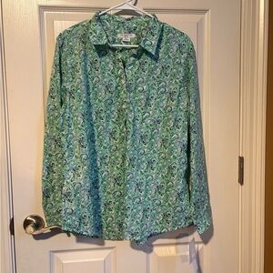 Liz Claiborne Paisley Blouse